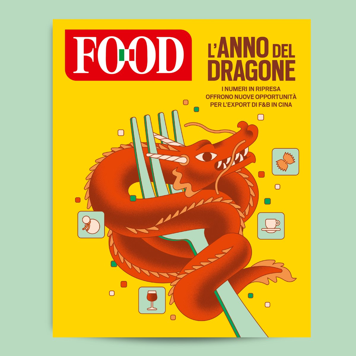 📖 FOOD Giugno
L'anno del dragone. I numeri in ripresa offrono nuove opportunità per l'export di F&amp;B in Cina.
Leggi subito 👉 foodweb.it/knowledge-cent…
Cover credits: Elisa Macellari

#Food #giugno #mensile