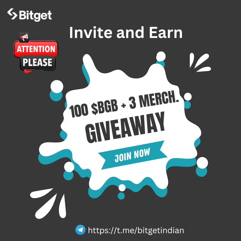BitgetIndia's tweet photo. Join #Bitget South Asia Invite challenge 

🎁 3 cool Bitget Merchandise 
💰 5 winners share 100 $BGB prize pool

Rules:
✅ Follow, Repost and tag 3 frens with #Bitget #BitgetIndia 
✅ Join & start inviting with /myrefs
https://t.co/Zq0INVWFCg
📲 Download the App
https://t.co/sn4yQnf7UP