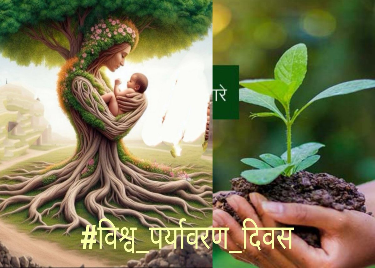 Syadav02's tweet photo. बड़े~~~
अच्छे लगते हैं,  क्या?
ये #धरती ये #नदियां  ये रैना,
और तुम...🎶🎶
🎬बालिका बधू(1976)
🖌️ आनंद बख़्शी
🎤 अमित कुमार
#विश्व_पर्यावरण_दिवस🌿
#WorldEnvironmentDay‌ 
#लेखनी✍️
आइए, विश्व_पर्यावरण_दिवस पर हम सब मिलकर #पर्यावरण की रक्षा का संकल्प लें https://t.co/AfOObI17Oz