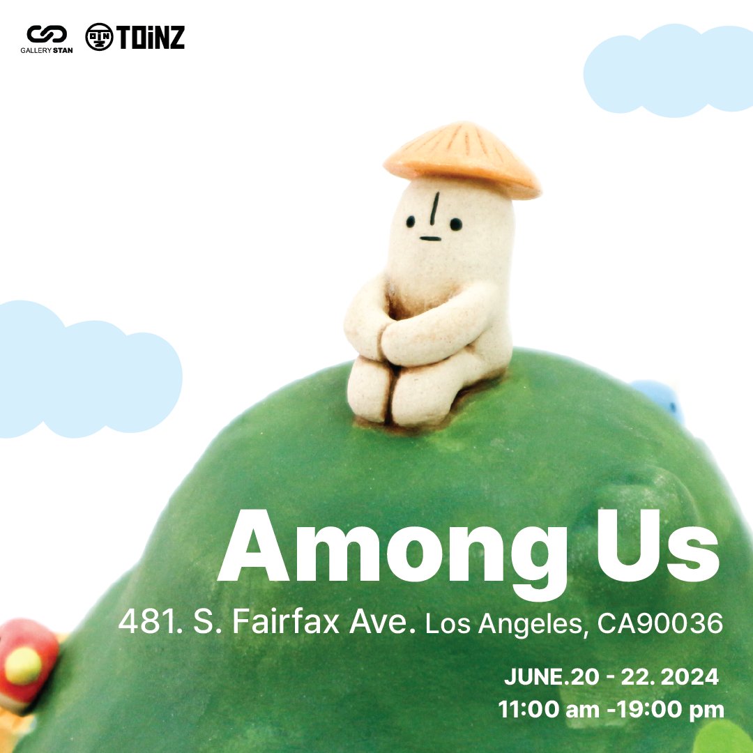 toinz_ceramic's tweet photo. Among Us
: Project Stan in LA exhibition featuring five artists.

 Venue : 481. S. Fairfax Ave. Los Angeles, CA90036 
Period : 2024.06.20 - 06.22
Operating Hours : 11:00 am -19:00 pm https://t.co/QzAip3710E