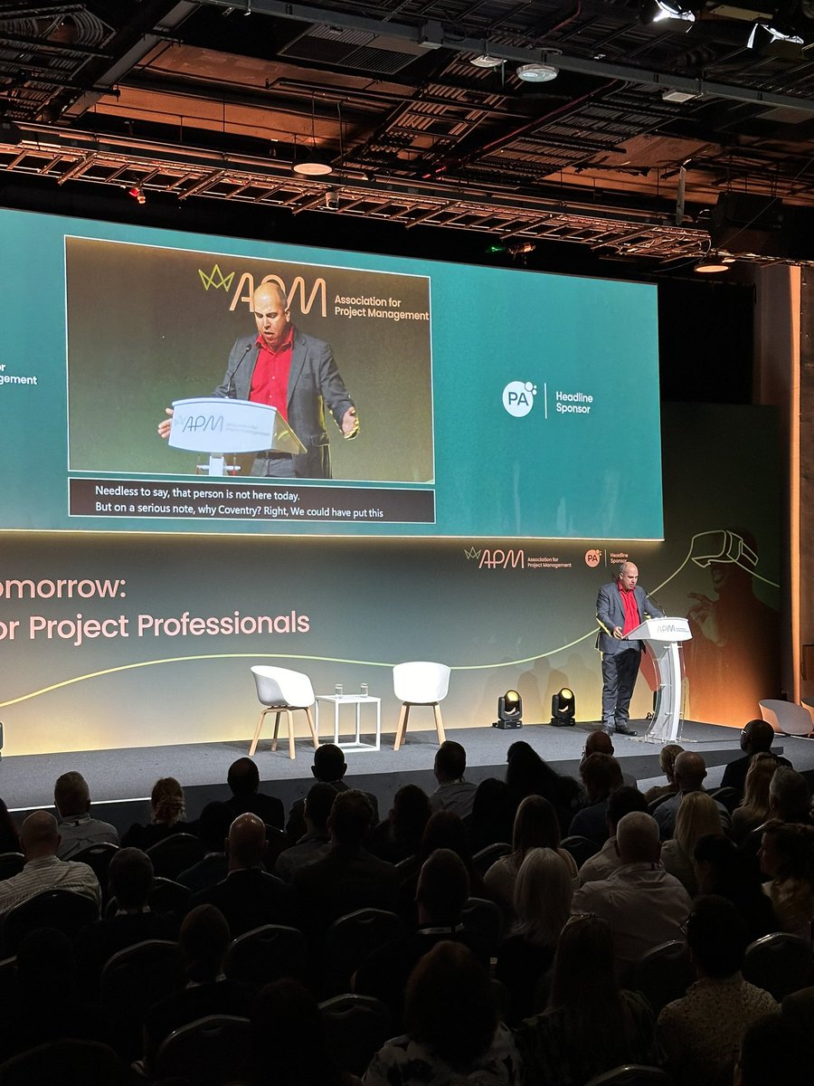 APMProjectMgmt's tweet image. We’re excited to be in Coventry today to host our two-day conference for the #projectprofession. The event was kicked off by our CEO, Professor @AdamBoddison OBE

#APMconference