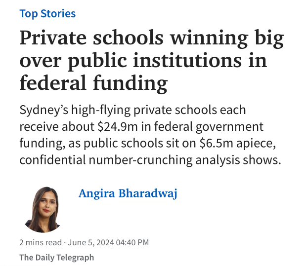 Things they can do: overfund rich private schools.
Things they can’t do: fully fund public schools… #ForEveryChild