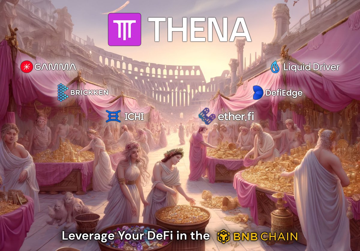 0xRodrigoZeni's tweet photo. How to get the most out of your investments?💵

Whether you are a degen or more risk averse, @ThenaFi_  has got you covered.

Reliable partners provide the best and safest #DeFi options in the @BNBCHAIN.🤝
 
Here is my strategy to boost my profits!💰

Dive in🤿

🧵1/11

#DEX https://t.co/lQDcpzO1bO