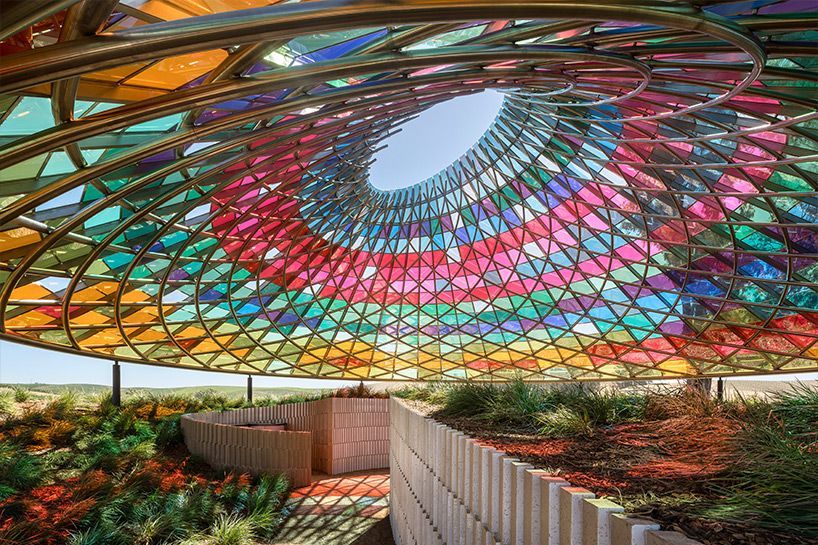 designboom (@designboom) on Twitter photo the 24 transparent hues of vanceva color PVB interlayers tint <a href="/sos_berlin/">Studio Other Spaces</a>’s wine tasting pavilion into a vertical kaleidoscope designboom.com/architecture/v… the 24 transparent hues of vanceva color PVB interlayers tint <a href="/sos_berlin/">Studio Other Spaces</a>’s wine tasting pavilion into a vertical kaleidoscope designboom.com/architecture/v…