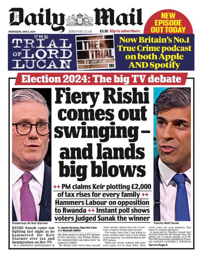disappoptimism's tweet photo. For posterity here are todays front pages:

All leading on the £2000 tax lie.

Every. Single. Paper. Should be forced to run a retraction front page now. Wit the word LIE in bold. https://t.co/OzSLVucGFJ