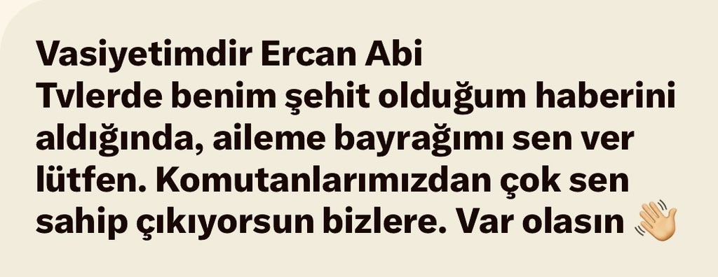 Uzman Çavuşlar 🙋🏻‍♂️

Allah sizi korusun 🇹🇷

Cansınız Can 🫶