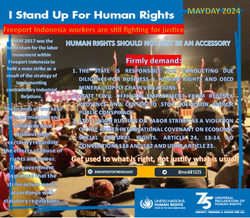PoesTri's tweet photo. @ilocoop @diana_dovgan @CICOPA @CECOP_coops 📢Can anyone voice our problem“FREEPORT WORKERS IN LIMBO”🇮🇩 Where else are we going to file this complaint?-muzzled and then sacrificed by his own workers' union-
#ILC2024
#CIT2024
#ILOACTRAV https://t.co/BRyjBf8JYB