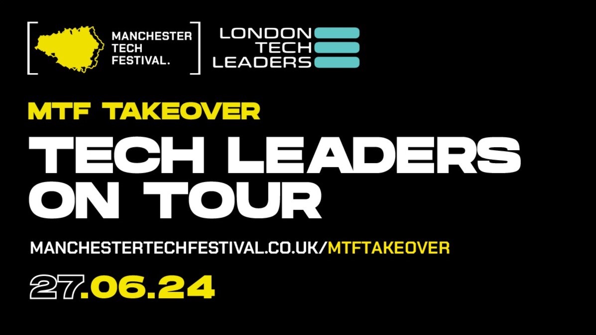 🧳 Tech Leaders on Tour! 🧳

We're just over three weeks away from our next event taking place in Manchester! 🛫 

In partnership with Manchester Tech Festival, the event will involve a panel discussion focusing on future proofing tech teams!

Register: lnkd.in/e2BxnYia