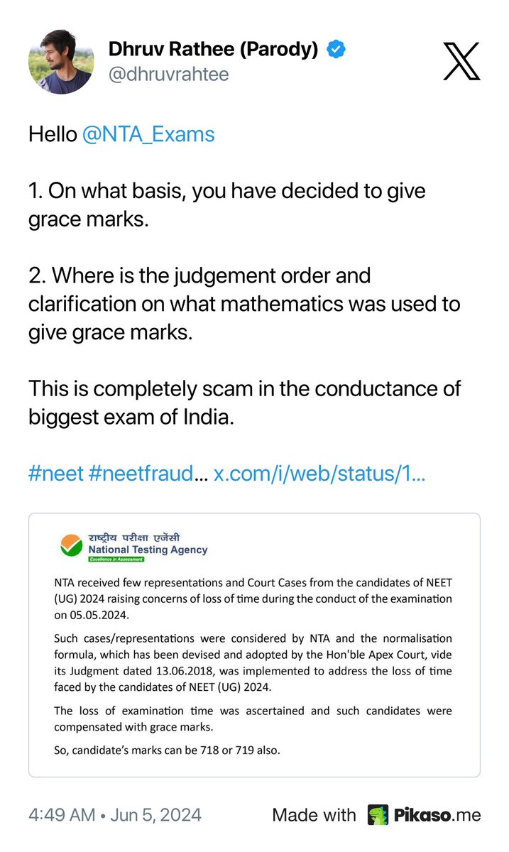 <a href="/MICHAEL_AS_00/">MICHAEL🕊️</a> <a href="/dhruvrahtee/">Dhruv Rathee (Parody)</a> <a href="/NTA_Exams/">National Testing Agency</a> Enjoy your screenshot and...

Get 10 stickers for $1: stickermule.com/pikaso