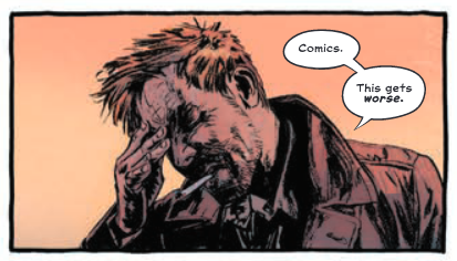 I presciently give you the most screengrabbed panel from Hellblazer #6, dropping June 18.