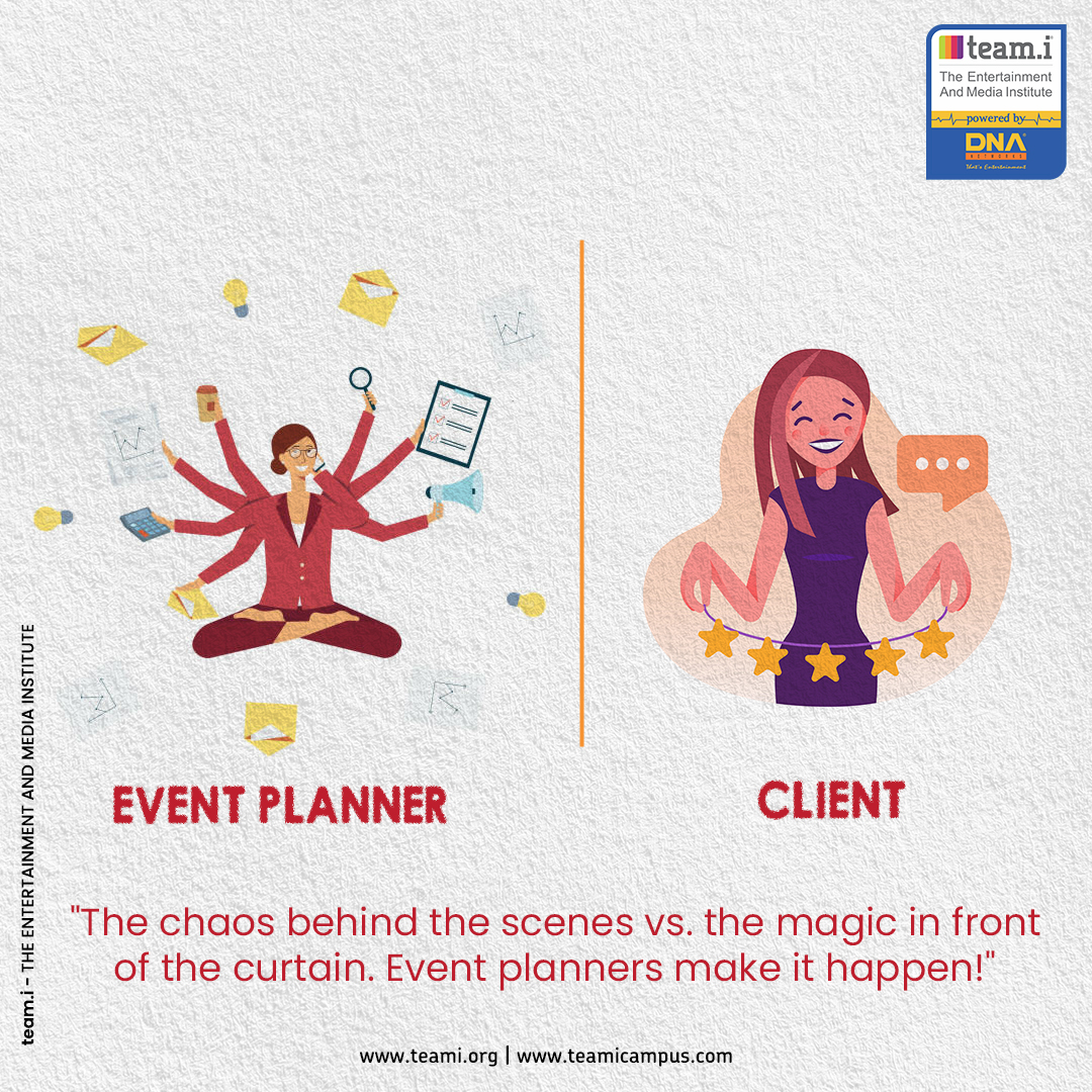 teamicampus's tweet image. &quot;The chaos behind the scenes vs. the magic in front of the curtain. Event planners make it happen!&quot;

#teami #teamistudents #EventManagementcourse #teamitheentertainmentandmediainstitute #dnanetworkslive #cpem #cert #apem #EventPlannerLife #StressedEventPlanner #HappyClient