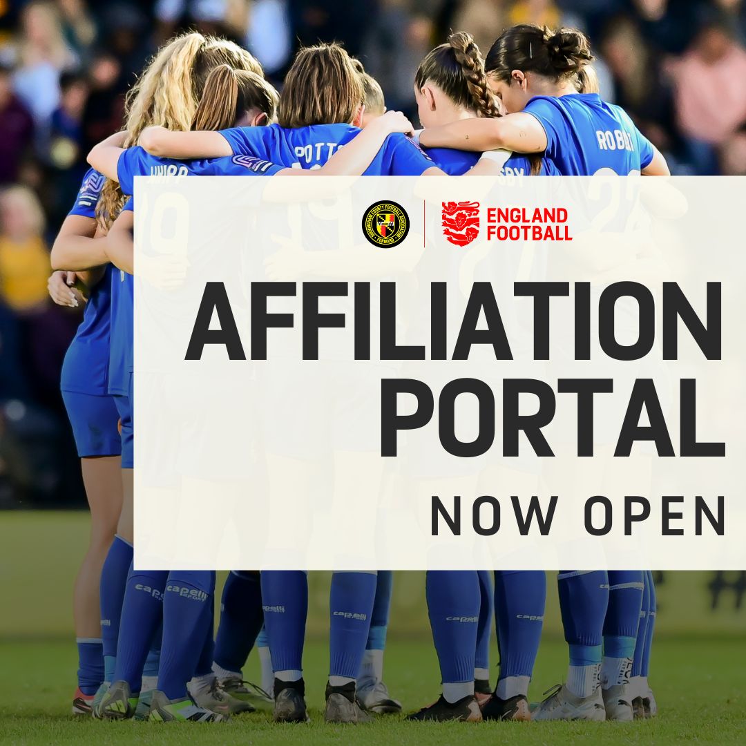 𝐀𝐟𝐟𝐢𝐥𝐢𝐚𝐭𝐢𝐨𝐧 𝐢𝐬 𝐧𝐨𝐰 𝐎𝐏𝐄𝐍! 🚨

All changes you need to know for the 2024/25 season can be found here 👉 buff.ly/3UMuY05

Complete your affiliation in the Clubs portal today! 💻