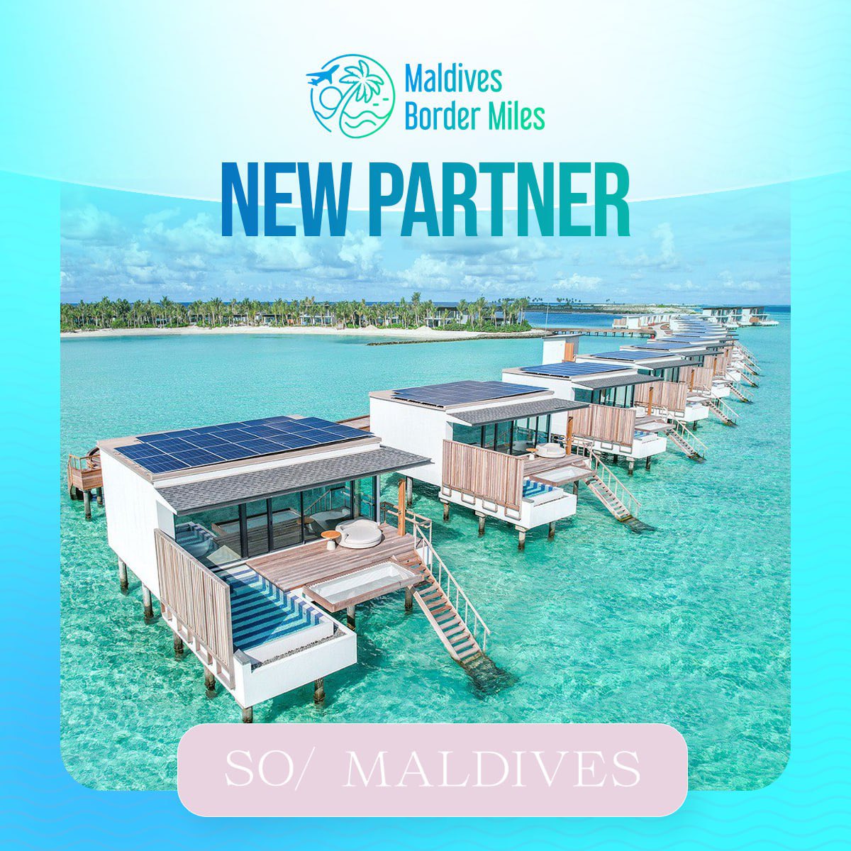 BorderMilesMv's tweet photo. Maldives Border Miles partners with SO/ Maldives! Earn points as you experience the luxury and beauty of this incredible island couture, and enjoy exclusive benefits.
Read more at https://t.co/FNMj8M2GvH
#bordermiles #newpartner #visitmaldives #destinationloyalty https://t.co/nAtJczbpmC