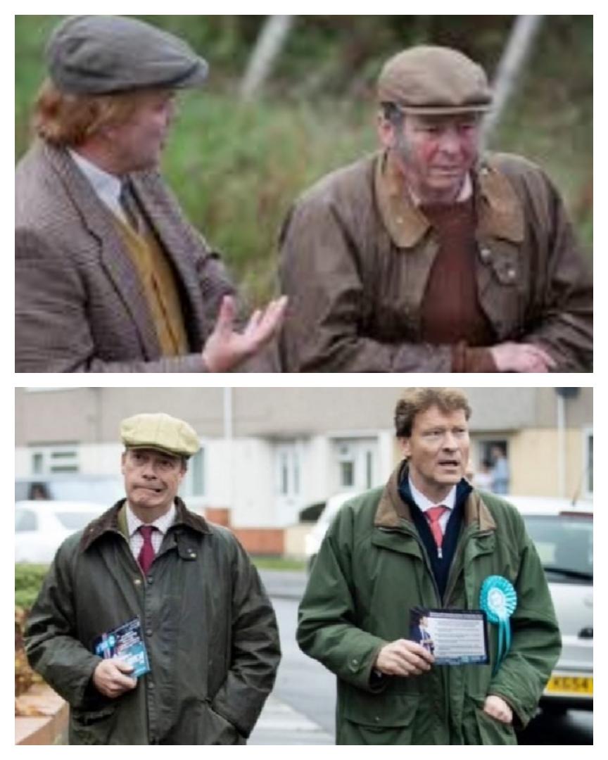 You'll like Clacton Ted..we can go to the Funfair and have Ice Cream....     No sir, people might throw things at us, sir..!