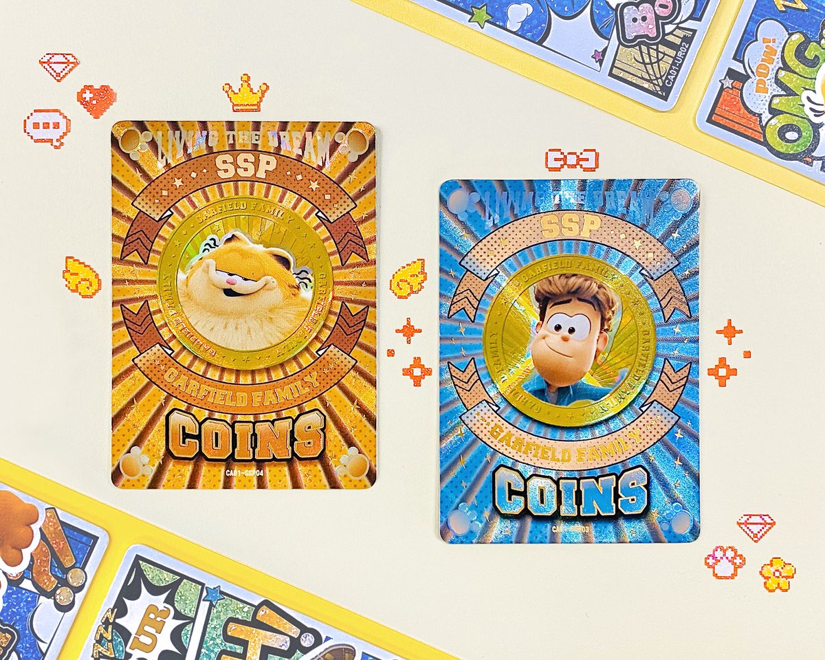 CardFunOfficial's tweet photo. ATTENTION lasagna enthusiasts and Monday haters! Don't miss The Garfield Movie and our new cards!😼

🏷️https://t.co/SSFiIjP68c Garfield Family Series Trading Cards

#cardfun #tradingcard #garfield #thegarfieldmovie https://t.co/CDFPeVHtC1