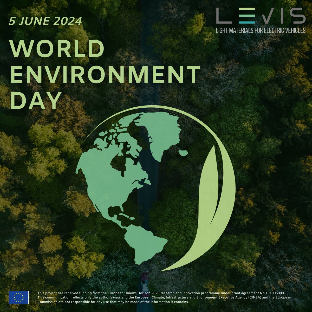 🌍This #WorldEnvironmentDay we celebrate driving towards sustainable mobility at <a href="/EUProject_LEVIS/">Greenvehicles LEVIS</a>: Our #ecofriendly #lightweight innovations have achieved a 20-40% weight reduction &amp; at least a 5% cut in global warming potential at the vehicle level🚗💚

🧷greenvehicles-levis.eu