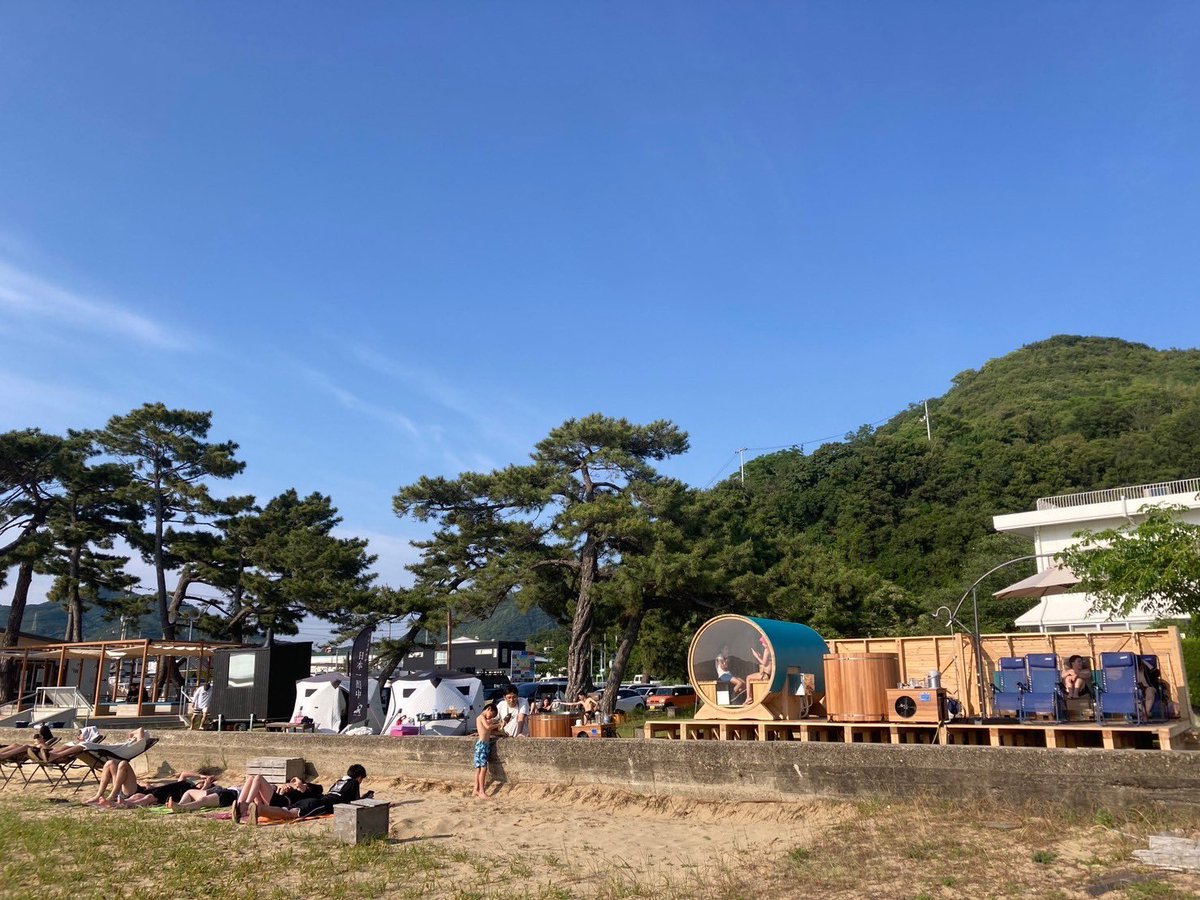 35県目のコラボは
香川の絶景父母ヶ浜で✨

バレルサウナ
サウナカー
テントサウナ
チラー地下水水風呂
地下水ドラム缶水風呂

四国1ととのったイベントだったのでは？？

ありがとうございました🙏