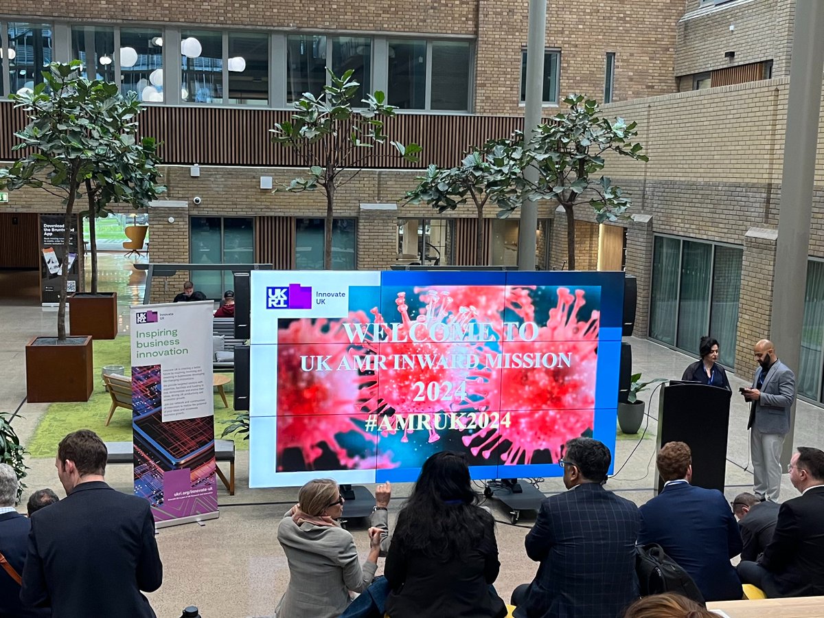 RBioinformatics's tweet image. Rime is on a tour in the UK for the UKAMR Inward Mission. Manchester is today step on this journey around meeting, innovation and fighting AMR of course Here some pictures.  #AMR #UKAMR2024