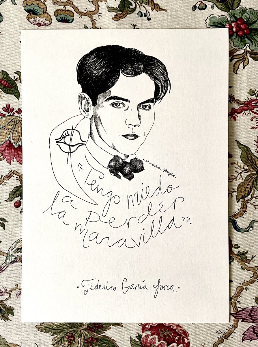 Hoy, 5 de junio, era el cumpleaños de #FedericoGarcíaLorca (1898–1936).  

Este verso de uno de sus poemas me acompaña desde la sombra, donde espero permanezca siempre. Ojalá nunca perder la maravilla. 🌜