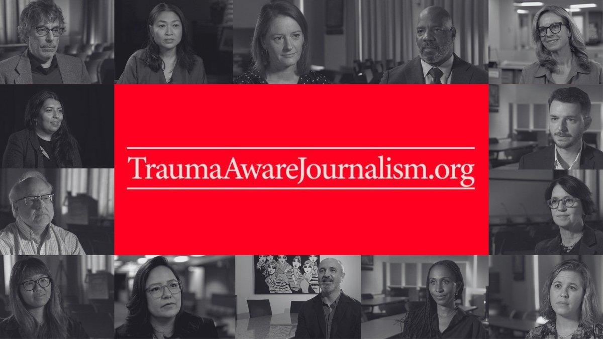 Global Investigative Journalism Network (@gijn) on Twitter photo The Trauma Aware Journalism (TAJ): A News Industry Toolkit is a new online resource for newsrooms and journalists, from <a href="/DartCenter/">The Dart Center for Journalism & Trauma</a>, <a href="/CBCRadioCanada/">CBC/Radio-Canada</a> and <a href="/journalismforum/">Canadian Journalism Forum on Violence and Trauma</a>.
Explore this series of free “micro-learning” videos, study guides & more: buff.ly/3X1ON66 The Trauma Aware Journalism (TAJ): A News Industry Toolkit is a new online resource for newsrooms and journalists, from <a href="/DartCenter/">The Dart Center for Journalism & Trauma</a>, <a href="/CBCRadioCanada/">CBC/Radio-Canada</a> and <a href="/journalismforum/">Canadian Journalism Forum on Violence and Trauma</a>.
Explore this series of free “micro-learning” videos, study guides & more: buff.ly/3X1ON66