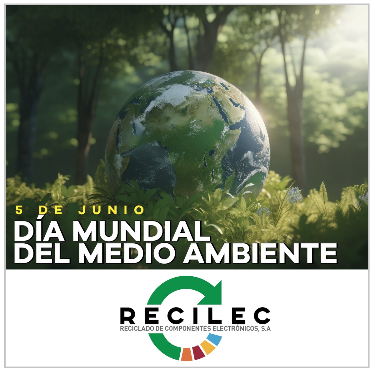 recilec's tweet image. Únete a nosotros para conmemorar el Día Mundial del Medio Ambiente. En #Recilec, nos comprometemos a proteger y preservar nuestro entorno natural. ¡Suma tu voz a esta causa vital! 🌿🌍 #DíaMundialDelMedioAmbiente #CompromisoAmbiental #Sostenibilidad