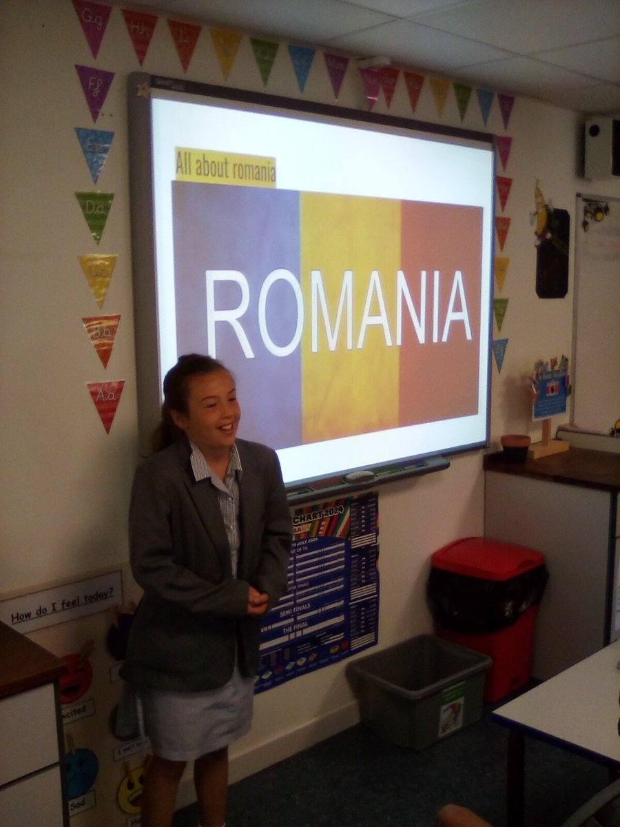 SgsYear4's tweet photo. ⚽ Football's coming home! ⚽ #SGSYear4 have been studying their European country in our @EURO2024 sweepstake and presenting information to the class.  We are all learning so much! 😀 https://t.co/xZV8pfrKZ3