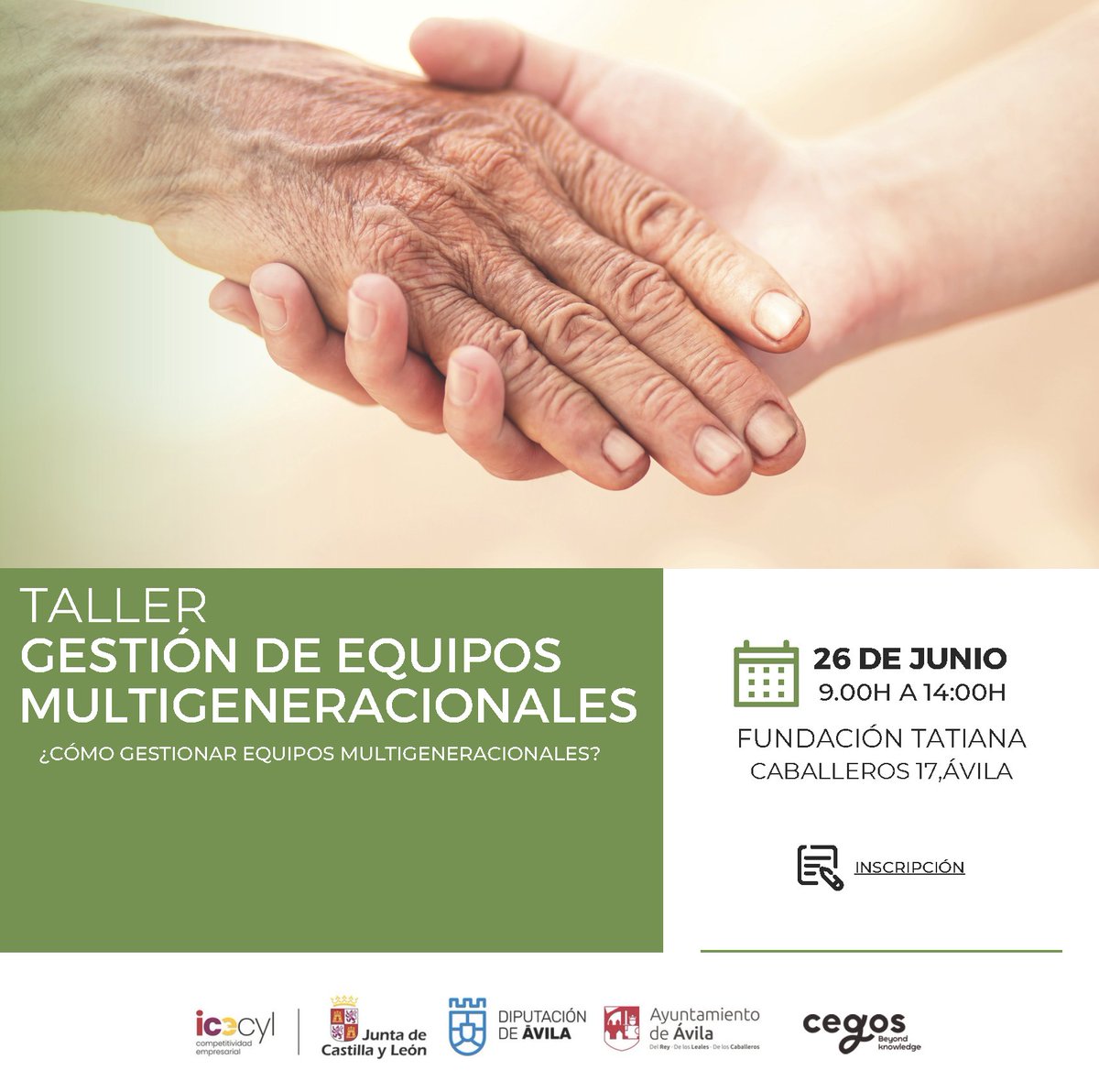 ¿Cómo gestionar equipos multigeneracionales?
El próximo 26 de Junio en #Ávila de 09:00 a 14:00h se abordará esta temática.
👉🏼 Pautas para gestionar equipos multigeneracionales
👉🏼 Adquisición y desarrollo de habilidades
👉🏼 Desarrollo de tareas diarias
docs.google.com/forms/d/e/1FAI…