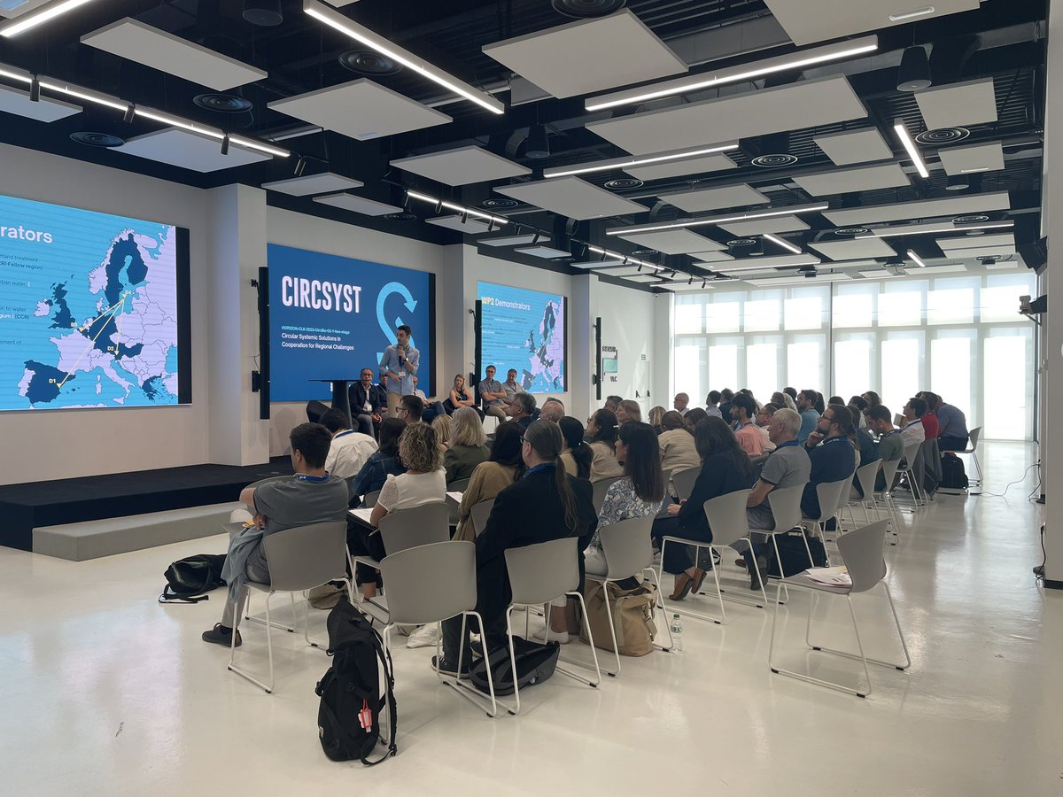 AIJU_Tecnologi's tweet photo. Ya inmersos en la presentación del #ProyectoCircSyst, financiado por @EU_Commission , y en el que la #ComunitatValenciana liderará el desarrollo de 3 de las 9 plantas piloto de #EconomiaCircular previstas para mejorar la #sostenibilidad de ciudades y sectores clave en Europa https://t.co/WTnvELOBiS