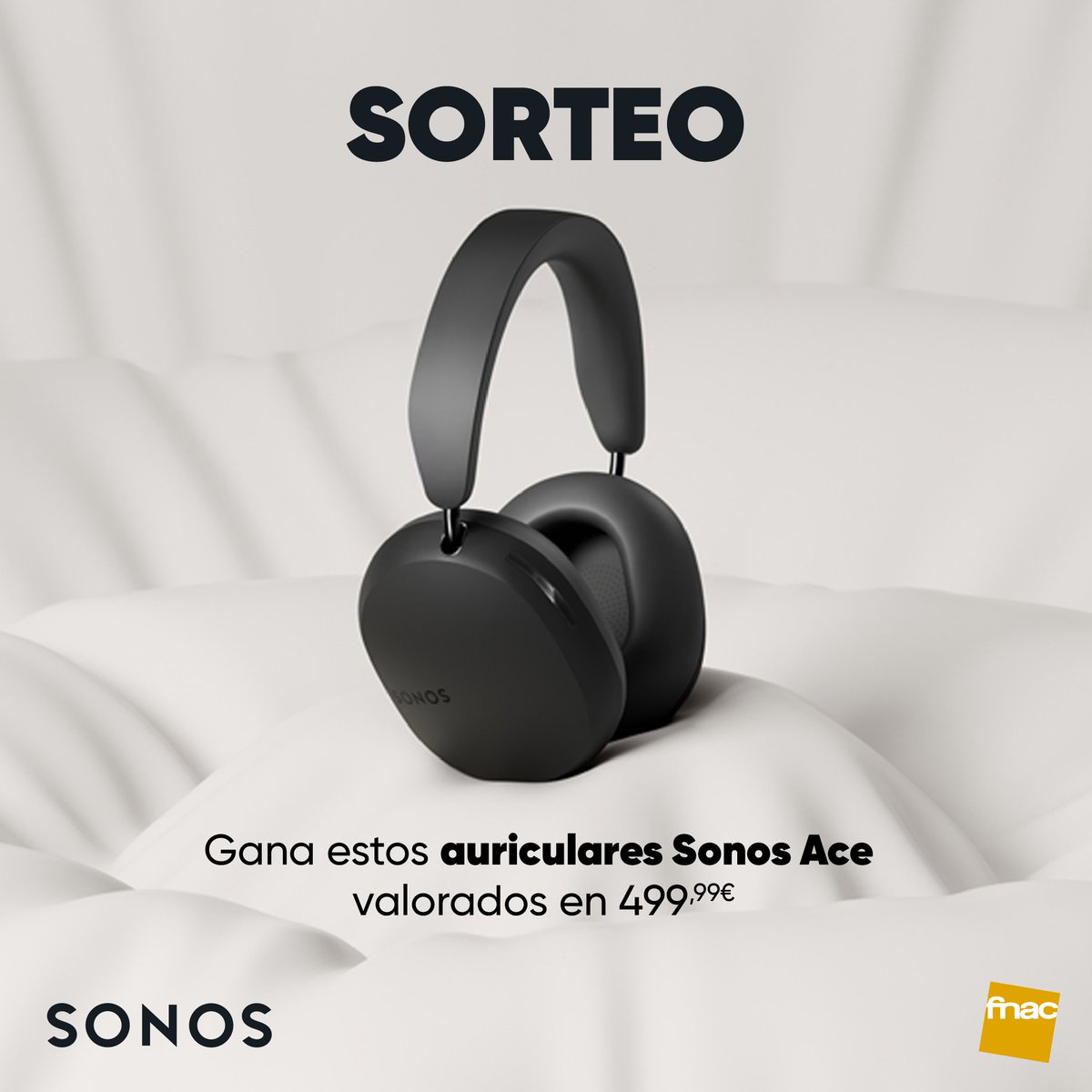 🎶 SORTEO 🎶

Gana unos auriculares inalámbricos Sonos Ace y lleva la escucha de música a otro nivel.

✅ Sigue a <a href="/Fnac_ESP/">Fnac España</a> y <a href="/Sonos/">Sonos</a>
✅ RT
✅ Menciona a un amigo con #SonosenFnac

Resultado el 12/6

BBLLL: epr.ms/3VdESYP