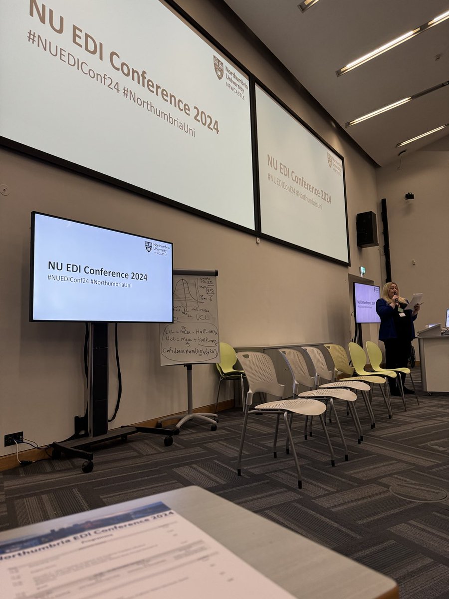 Rob_MacIntosh's tweet photo. The wonderful Rachel Brown opening ⁦@NorthumbriaUni⁩’s #NUEDIConf24 #NorthumbriaUni … a welcome from ⁦@ACLong68⁩ followed by a showcase of the tremendous work being done across the campus https://t.co/UIGWUkbZKY
