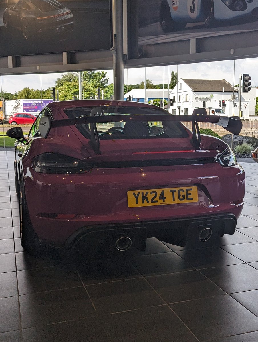 mal_jami's tweet photo. @TGE_LDNM 
Have you been busy spending your hard earned money again Tom?? 
Just seen this rather tasty Ruby Star GT4RS 😛
Interestinv No. plate... https://t.co/OEo5li6dwu