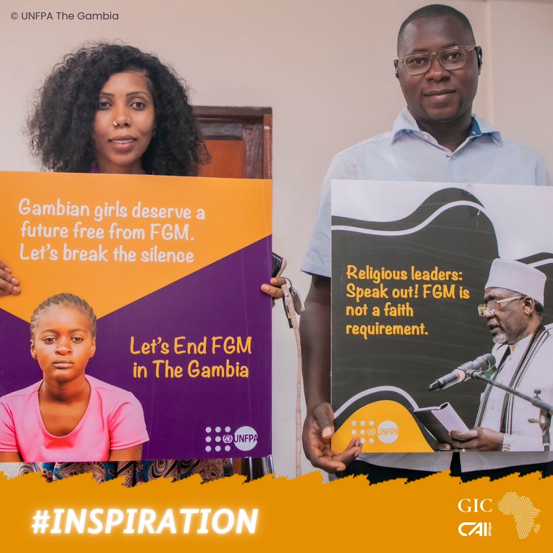 #Inspiration: Jaha Dukureh, a Gambian 🇬🇲 #HumanRights activist dedicated to women's rights &amp; ending #FGM. Born in 1989, she endured FGM when 1 week old, followed by a #ForcedMarriage. 💪🏾 Dukureh defied the odds &amp; furthered her education up to a Master's degree 👏🏾. <a href="/JahaENDFGM/">Jaha Marie Dukureh</a> 1/2