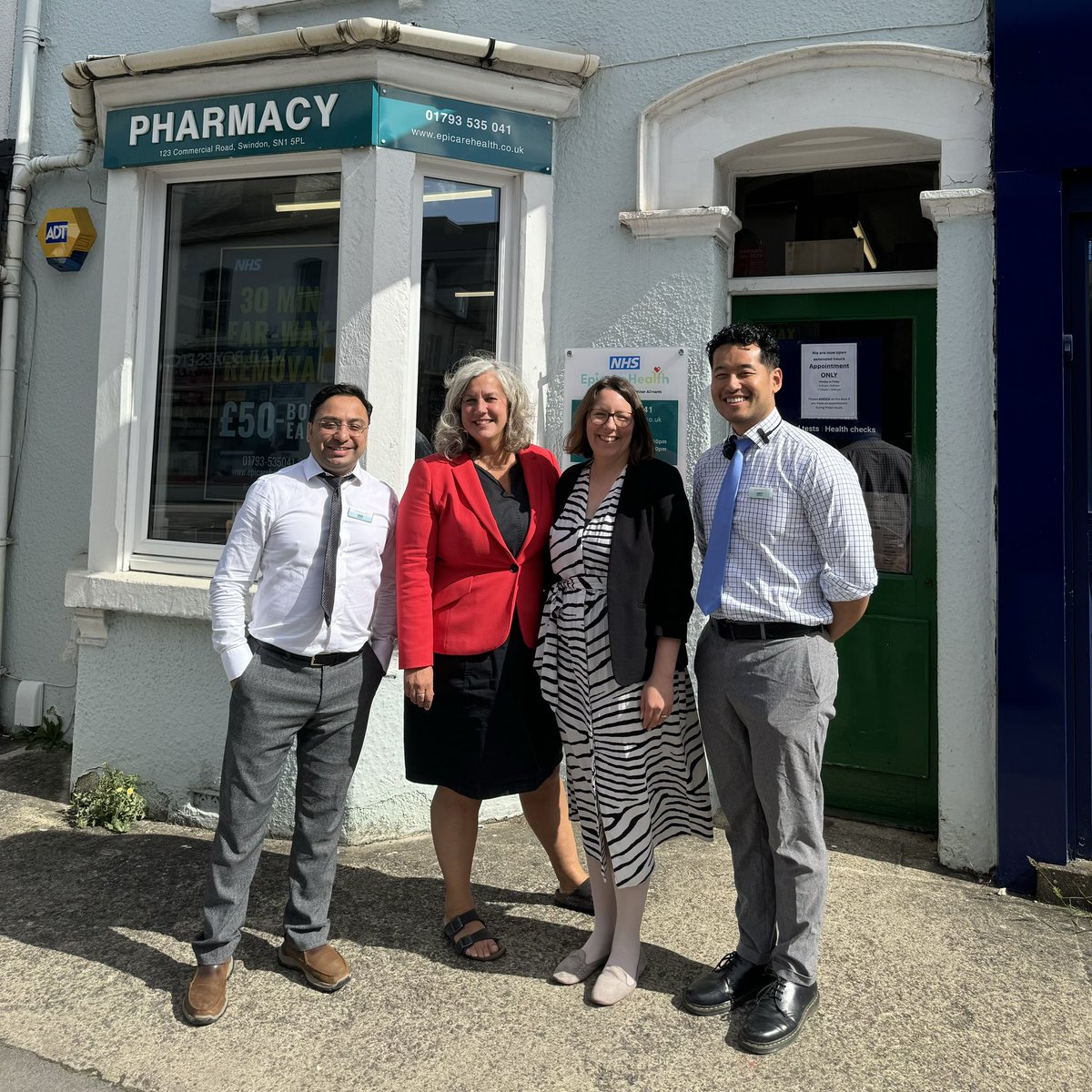 Thank you to Epicare Health on Commercial Road for meeting with me today and for explaining some of the challenges and opportunities for community pharmacy. Ensuring a viable future for community pharmacies will be a priority for me if elected. #Swindon