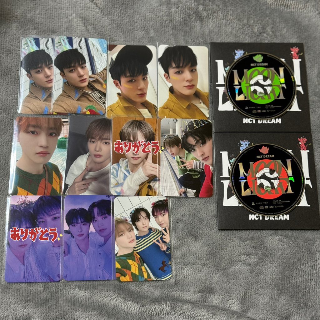 M0lK09's tweet photo. NCTDREAM ドリム moonlight トレカ 交換 

【譲】 画像のもの

【求】ジェミン（💖優先）

同異種◎

郵送希望です📮✨️
お気軽にリプ,DMよろしくお願い致します^･-･̥^
#NCTDREAM交換 #NCT交換 #NCTトレカ交換 https://t.co/ZZoxI7JCoZ