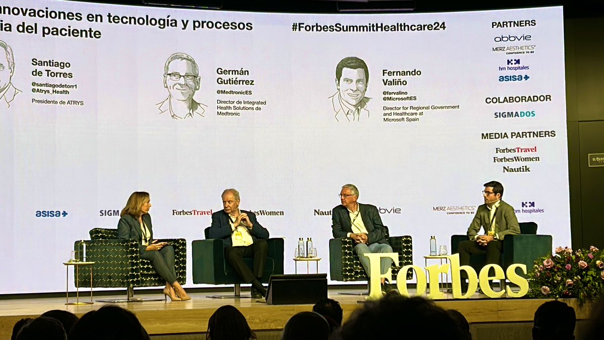 “Especialistas que vean patología y no fisiología. Bajo esta premisa un medico puede llegar a triplicar el numero de pacientes que diagnostica y supone un gran alivio en las listas de espera”.  <a href="/santiagodetorr1/">santiago de torres</a> <a href="/Atrys_Health/">Atrys</a> en #ForbesSummitHealthcare24