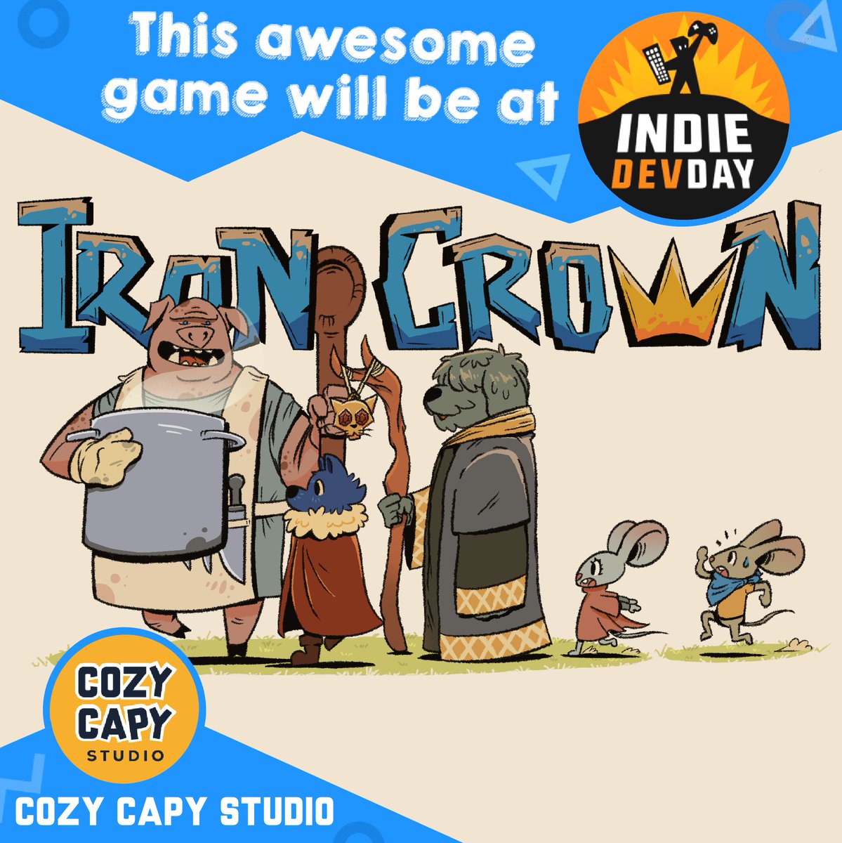 We're excited to announce that we'll be at #IndieDevDay24 with our game #IronCrown. thanks <a href="/IndieDevDay/">IndieDevDay</a> for this great opportunity!!!! 

Come try our demo on Sept 27th, 28th &amp; 29th - we can't wait to meet you!!!!

#Indiedev #Games