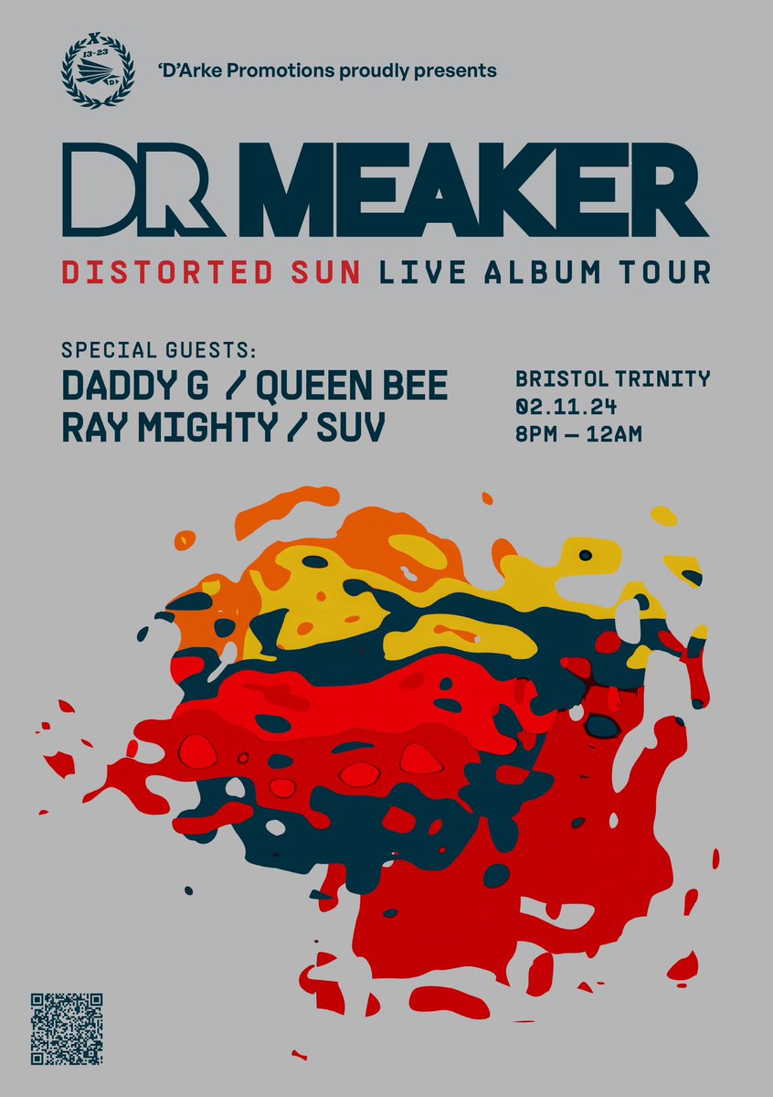 DrMeaker's tweet photo. BUZZING to announce our next show at Bristol Trinity.  The homecoming show as part of our  European Tour for the forthcoming album “Distorted Sun”. 💥💥💥

Tickets:  https://t.co/HdVcDX2eIy https://t.co/lihV7DJnWE