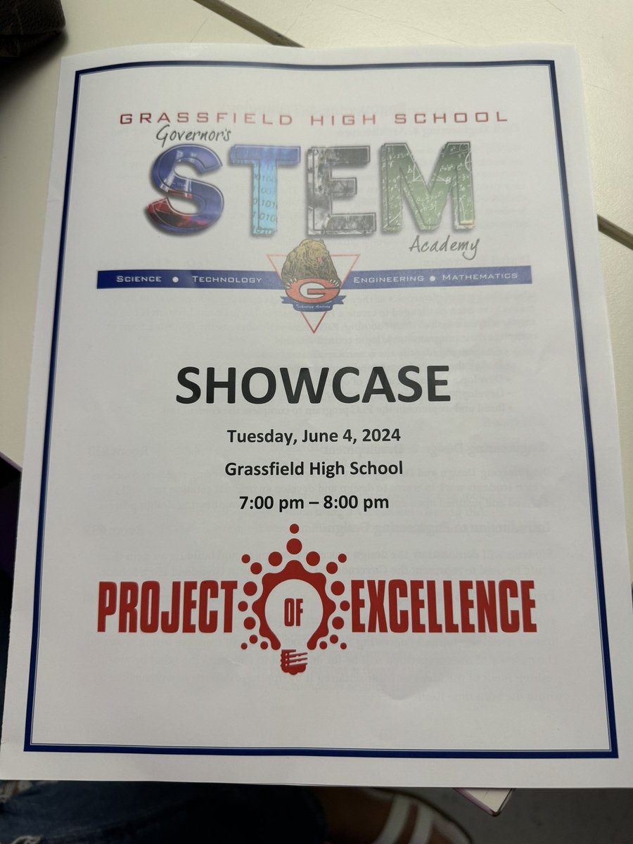 BrookeDallos's tweet photo. Very proud of Mekhi and his Advanced Computer Programming team. They built an Oculus game over the past semester and presented it last night at the annual Grassfield High School STEM showcase. 
@grassfield_hs
@GrassfieldSTEM
@Mekhi27921904
@drjcotton https://t.co/pNth0ZHIVd