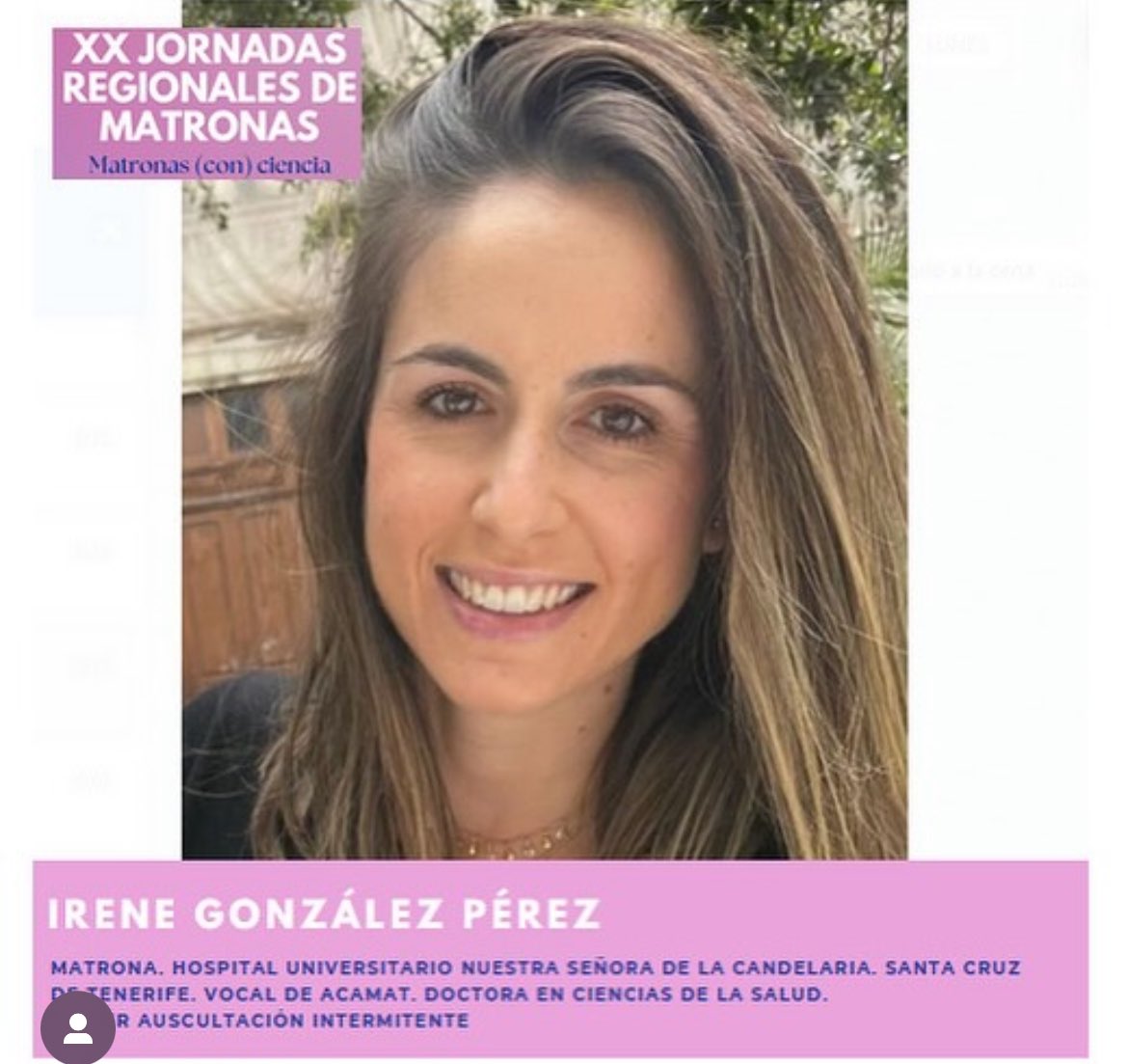 Irene González Pérez (@irenegonzalez_p) on Twitter photo El viernes estaré en las Jornadas de Matronas de Canarias impartiendo un taller de auscultación intermitente. Gracias <a href="/acamat_matronas/">Asociación Canaria de Matronas</a>
#matrona #autonomia #bajoriesgo El viernes estaré en las Jornadas de Matronas de Canarias impartiendo un taller de auscultación intermitente. Gracias <a href="/acamat_matronas/">Asociación Canaria de Matronas</a>
#matrona #autonomia #bajoriesgo