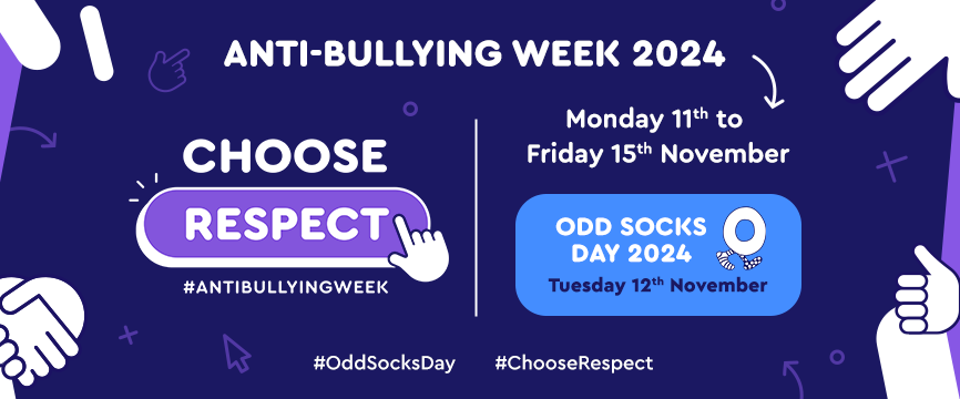 Anti-Bullying Week 2024 will take place from Monday 11th - Friday 15th November, with the theme: ‘Choose Respect’.
#bullying #antibullying #