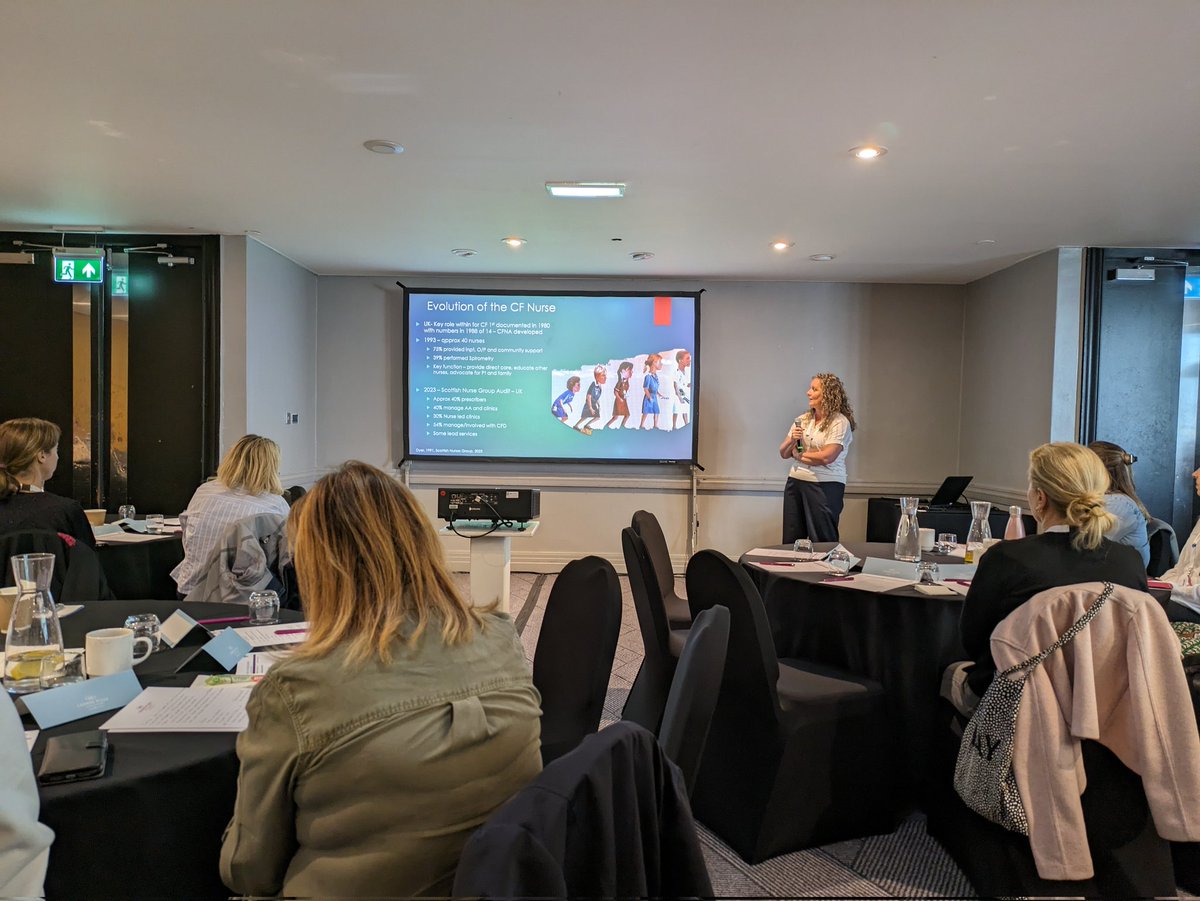 Thought provoking presentation by Charlie Dawson <a href="/GreatOrmondSt/">Great Ormond Street Hospital for Children</a>  on the ever evolving role of the CF nurse
#ECFS2024 <a href="/CFNA_UK/">Cystic Fibrosis Nurses Association UK</a>