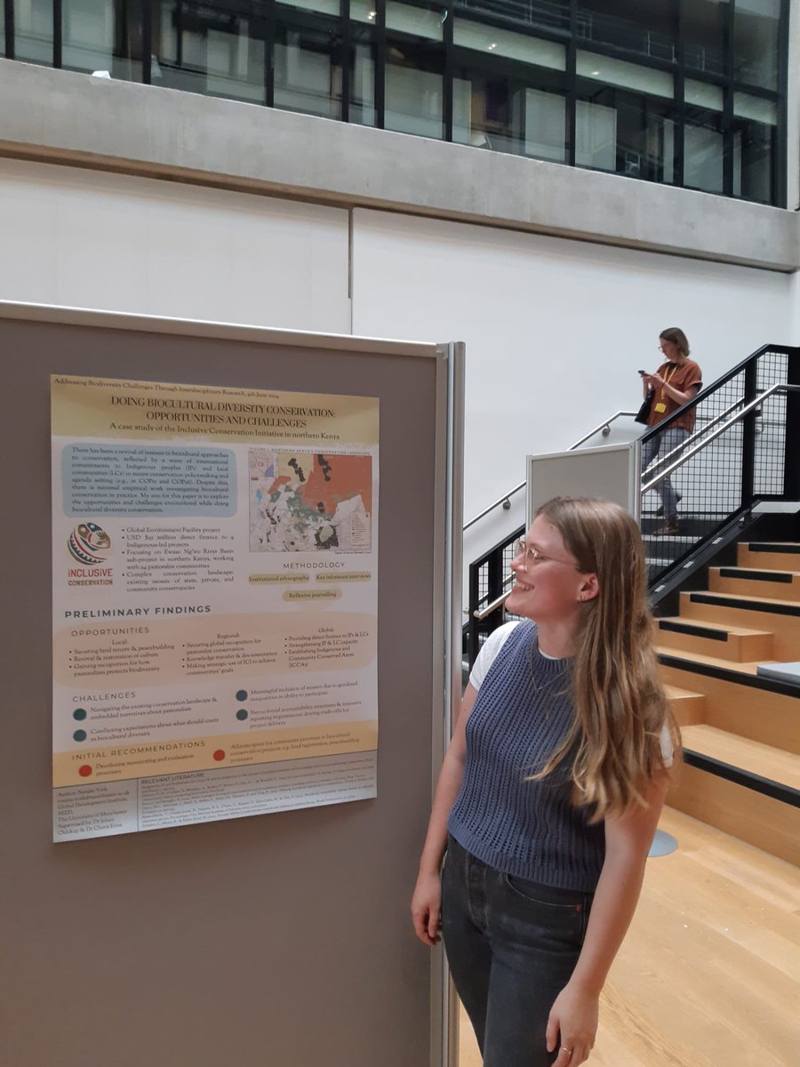 Had a great day at the @SustainableUoM #biodiversity research event yesterday, enjoying speaker discussions and presenting a poster on my work. Some early findings from the first phase of fieldwork before heading back to Kenya in the next few weeks!