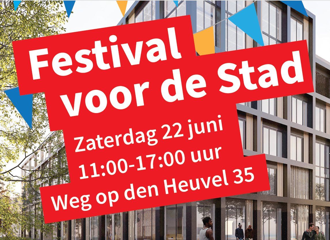 Op zaterdag 22 juni van 11.00 tot 17.00 uur zetten we de deuren van het Huis voor de Stad open. Kom en ontdek dit prachtige pand van binnen en buiten! Op het voorplein is van alles te beleven. Tot dan! Aanmelden is niet nodig. 📍 Weg op den Heuvel 35.