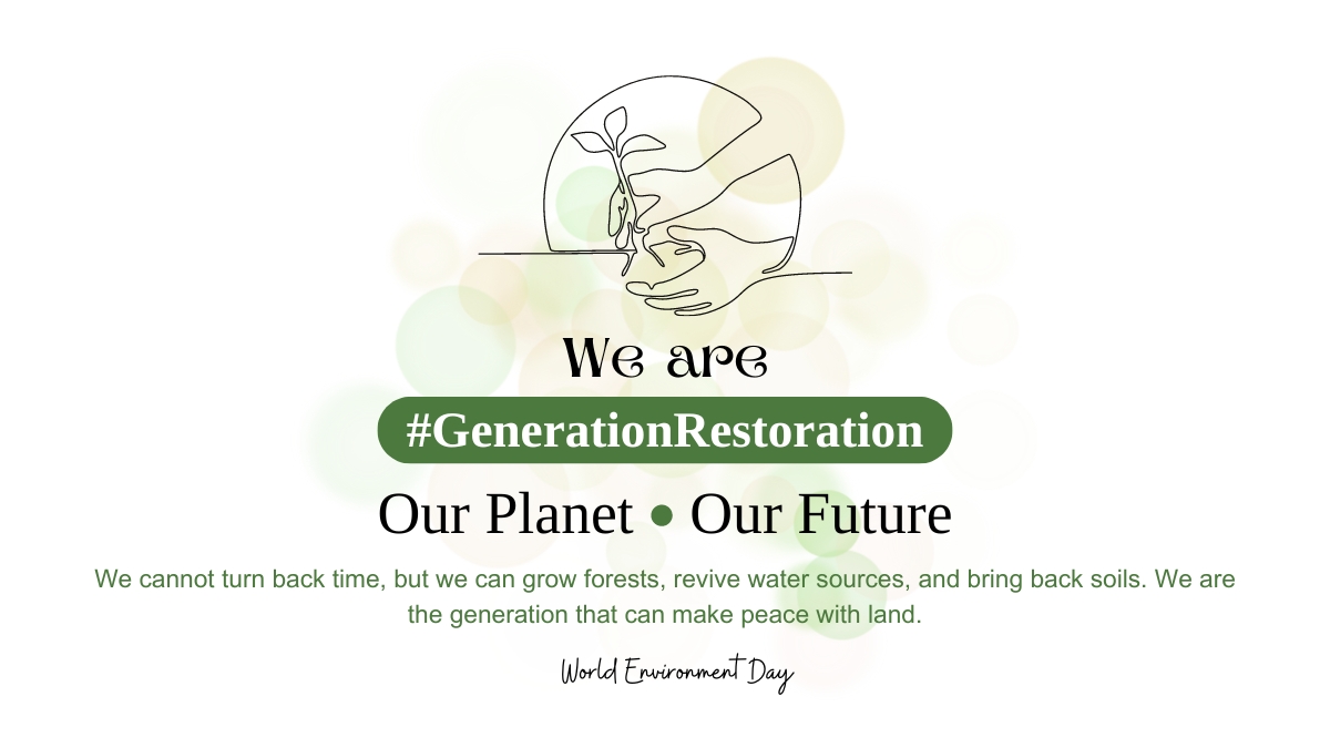 thevitiman's tweet photo. Join the movement to heal our planet! 🌍 
This World Environment Day, be part of #GenerationRestoration and take action to revive our ecosystems. Together, we can restore forests, rejuvenate water sources, and rejuvenate our soils. 
#WorldEnvironmentDay #ActNow #EcoAwareness https://t.co/TUBjA8djjM
