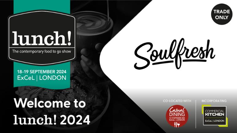 BIG NEWS! Soulfresh has joined the 2024 exhibitor line-up 😋

'We’re a food movement that disrupts the status quo and takes a stand against the dumbed down, lifeless and soulless foods that are clogging up the grocery shelves and our tummies.'

📍 Catch Soulfresh on stand L1338.