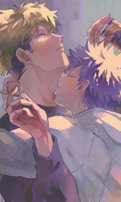 「kiss yaoi」 illustration images(Latest)