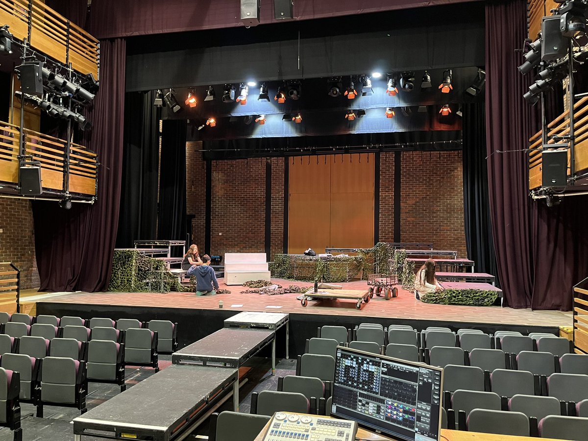 AlleynsSchool's tweet photo. Thanks to our Set Build Tech Crew including Freddie, Anya and Abi who have been helping to get the stage ready for the #AlleynsLower School Play. The Hound of the Baskervilles - next week in the MCT ✨ Tickets via: https://t.co/4mPWaqKYvM 🎟️#AlleynsDrama #AlleynsCreativity https://t.co/cozkZuknS5