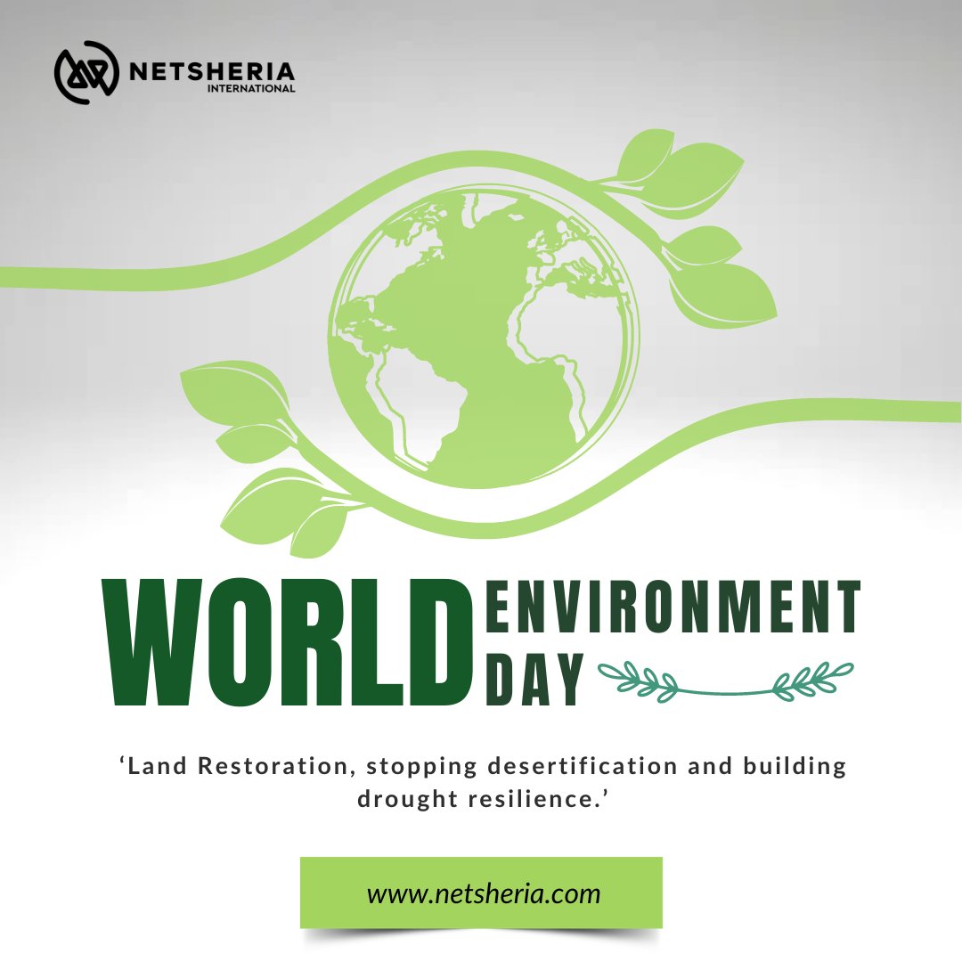 Happy World Environment Day! 

Let's come together to protect our planet and ensure a sustainable future for generations to come. Every action counts! 

#ecofriendly #sustainability #environmentday #worldenvironmentday