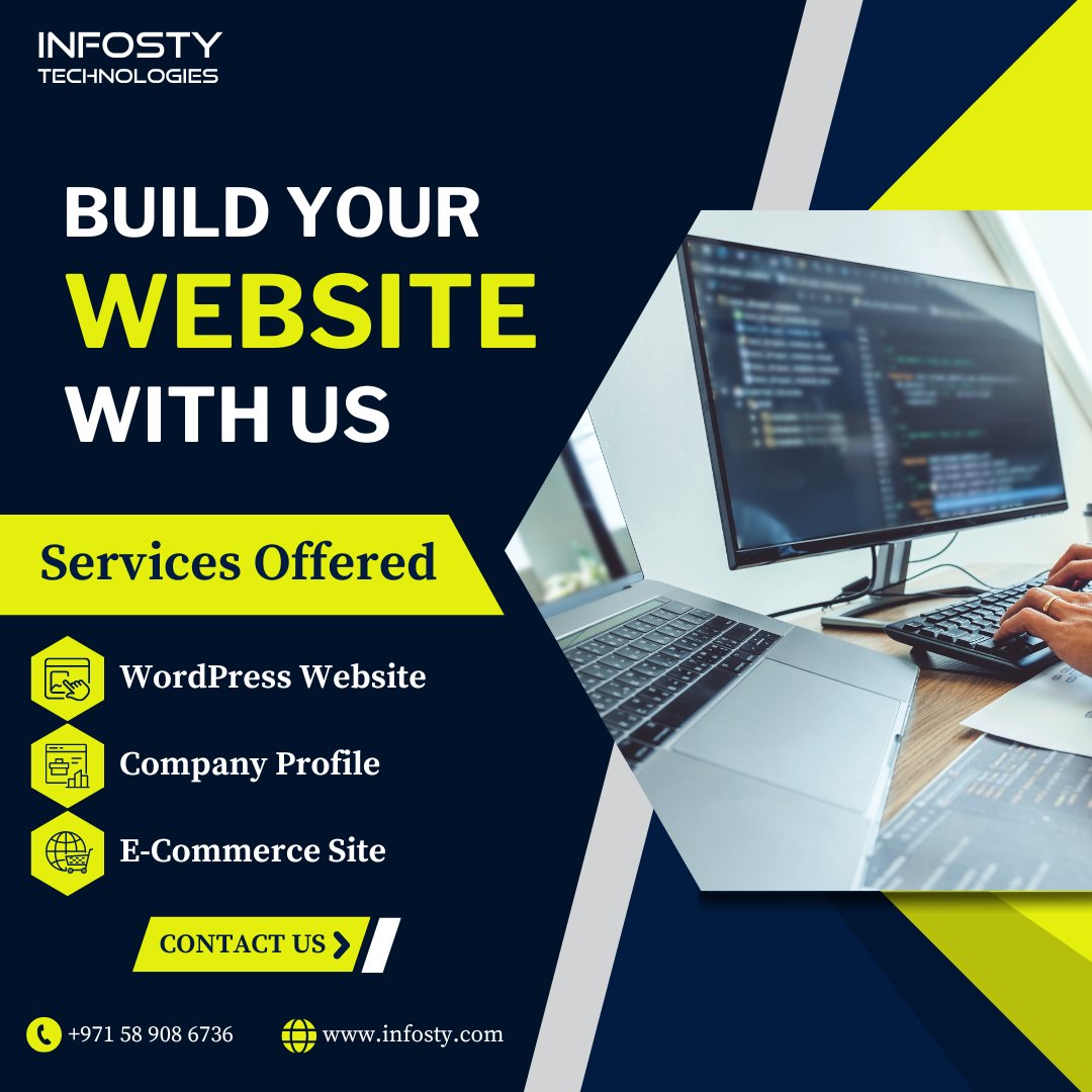 InfostyT's tweet photo. Is your business ready for the digital world? 
Build a stunning, fast, and secure website with us. Let's bring your vision to life. 🚀

Get started today: https://t.co/DjEOuY1UCZ

#WebDesign #BusinessGrowth #DigitalTransformation #digitalmarketing #everyone #followers https://t.co/H9QLzhaVn9