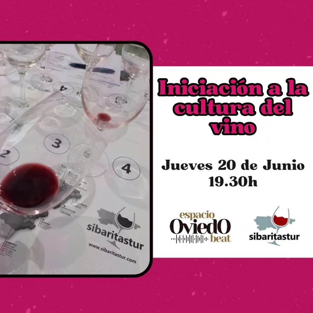 Después de 4 llenos consecutivos en Gijón vamos con #Oviedo. Será el 𝗝𝘂𝗲𝘃𝗲𝘀 𝟮𝟬 𝗱𝗲 𝗝𝘂𝗻𝗶𝗼 a 19.30h.
Enfocada a todos los/as que quieran adentrarse en este maravilloso mundo. 
Más información y reservas (hasta el 13) en: sibaritastur.com/product/inicia… ||| #CataDeSibaritastur